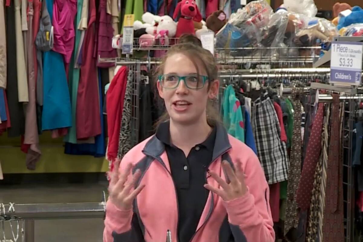 Andrea Lessing es la afortunada empleada de Goodwill Industries