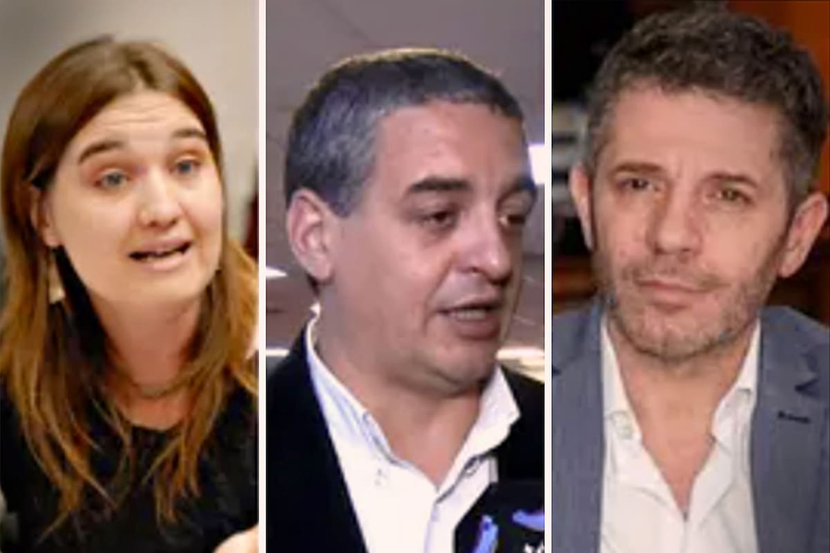 Andrea Pochak, Horacio Pietragalla y Leonardo Gorbacz