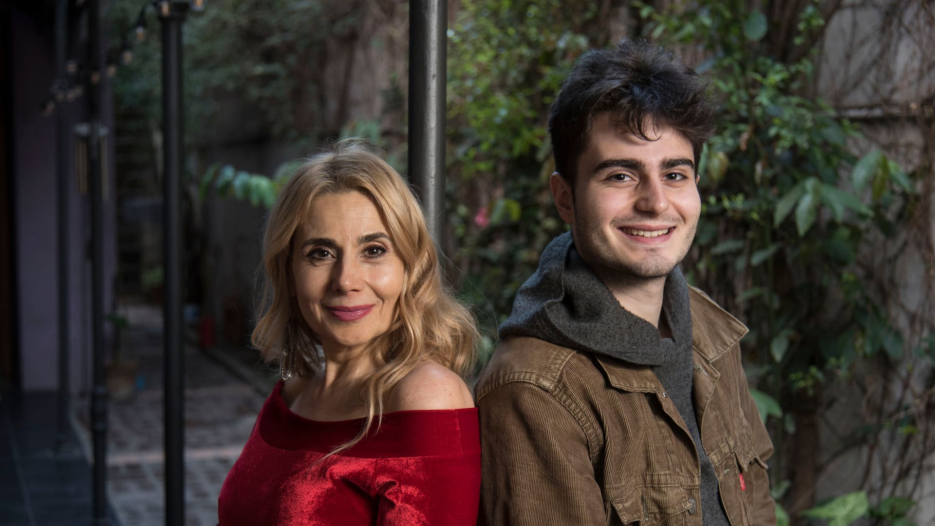 Andrea Politti y su hijo Galo Hagel