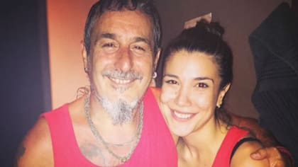 Andrea Rincón y Martín Fabio, felices juntos