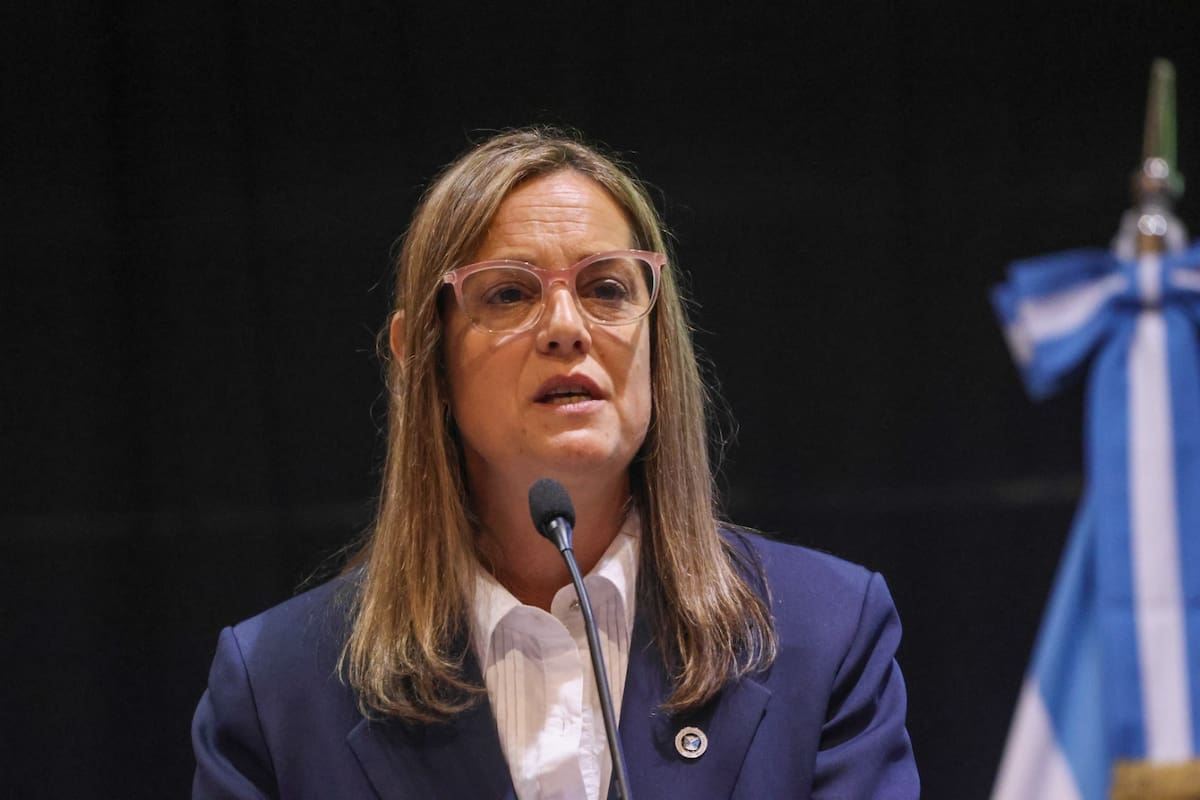 Andrea Sarnari, presidenta de Federación Agraria Argentina, durante el Congreso Anual Ordinario de la entidad