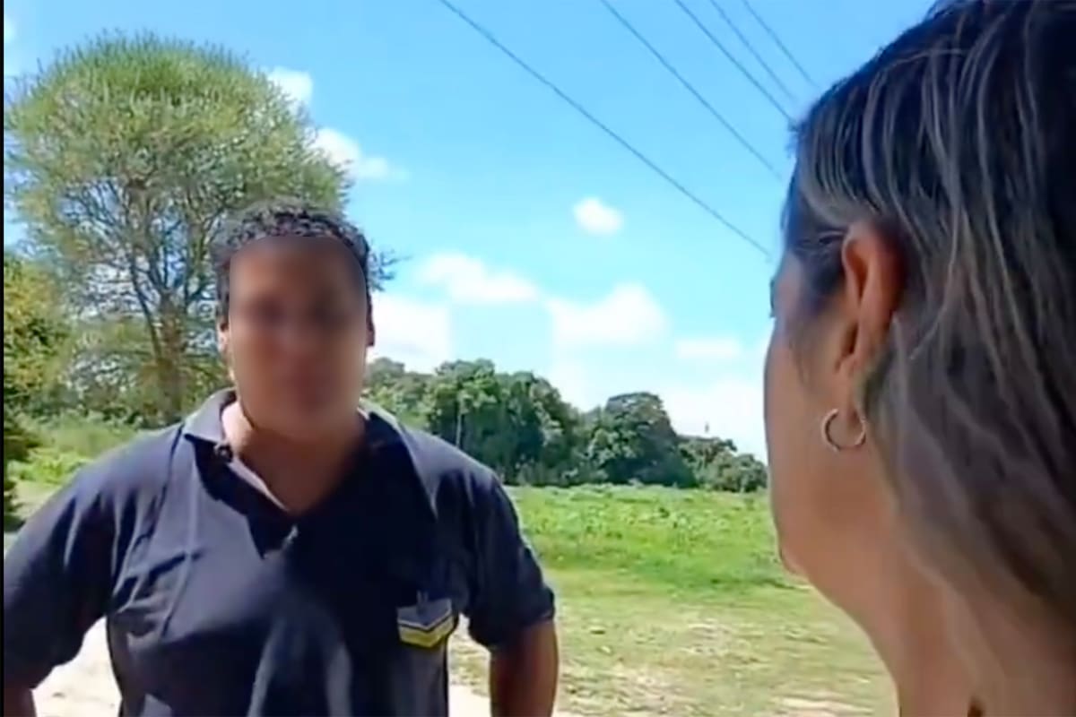 Andrea Sarnari, presidenta de la Federación Agraria Argentina, durante la gira gremial en Formosa en la que se produjo el episodio con la policía.