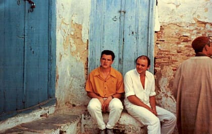 Andrea y Luca Prodan en Túnez, 1984