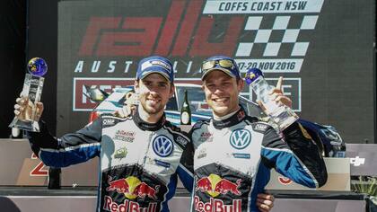 Andreas Mikkelsen festejo´ en Australia
