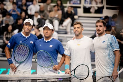 Andreozzi y Gómez lograron el tercer punto de la serie entre Argentina y Corea del Sur en Busan