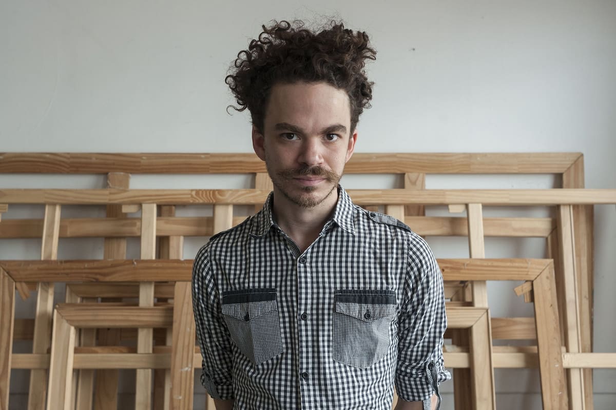 Andrés Aizicovich en su taller