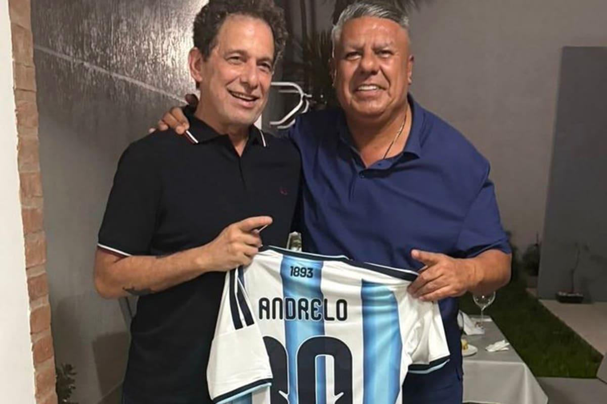 Andrés Calamaro y el Chiqui Tapia