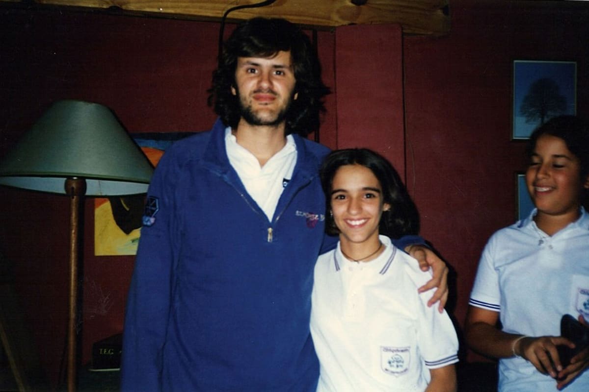 Andrés Ciro con una integrante de Chiquicanto