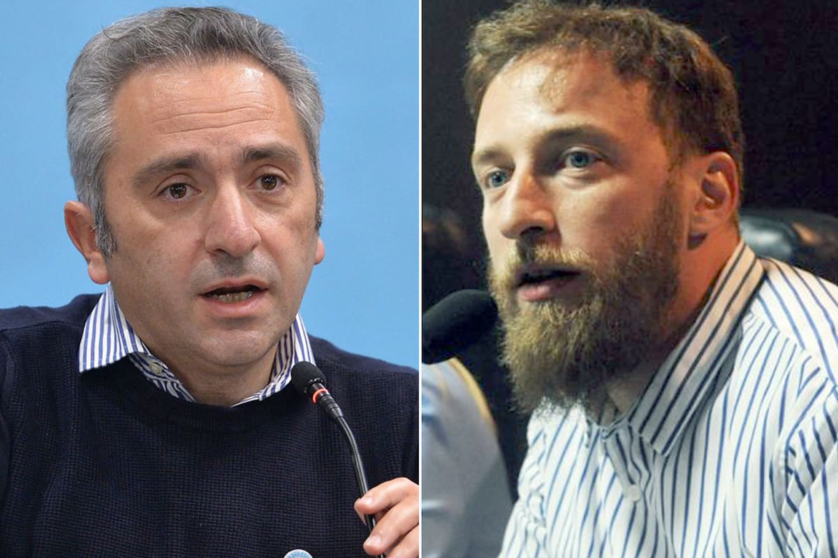 Andrés "Cuervo" Larroque y Federico Otermin