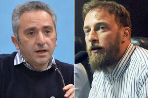 Andrés "Cuervo" Larroque y Federico Otermin