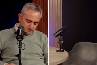 Larroque se quebró al recordar a Néstor Kirchner y el entrevistador se levantó de la silla
