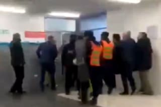 Difunden un video del enfrentamiento entre Merlos y Fassi tras la derrota con Boca