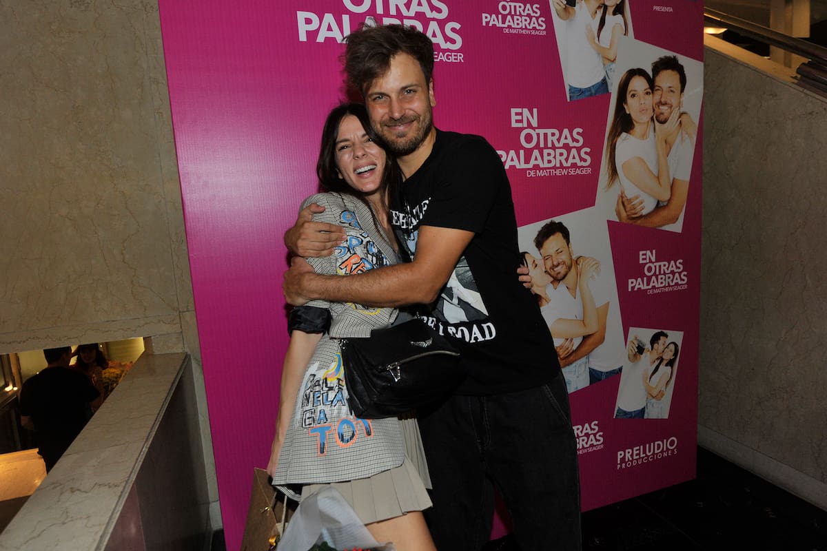 Andrés Gil es el compañero de teatro de Gimena Accardi