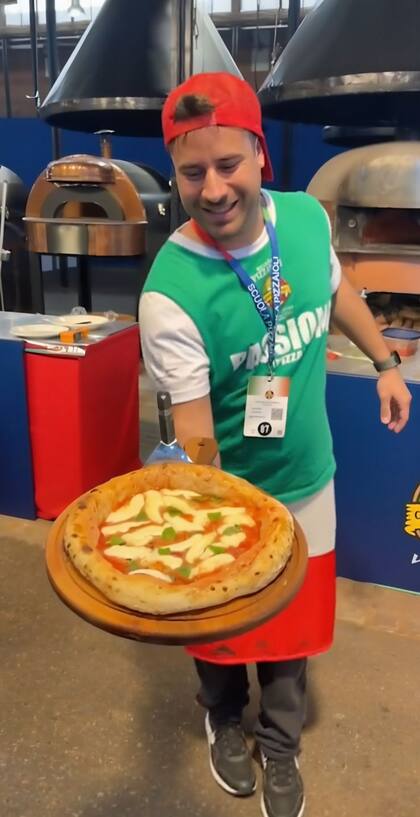 Andrés González se convirtió en el campeón sudamericano del Campeonato Scuola Pizzaioli, evento patrocinado por el Consulado de Italia en Buenos Aires