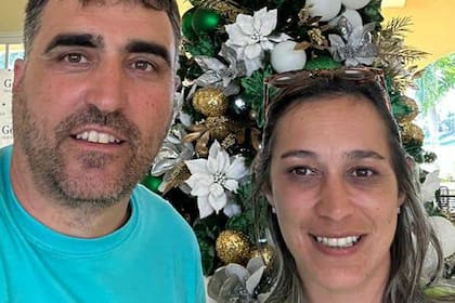 Andrés Lima y Analía Fernández, en las fiestas