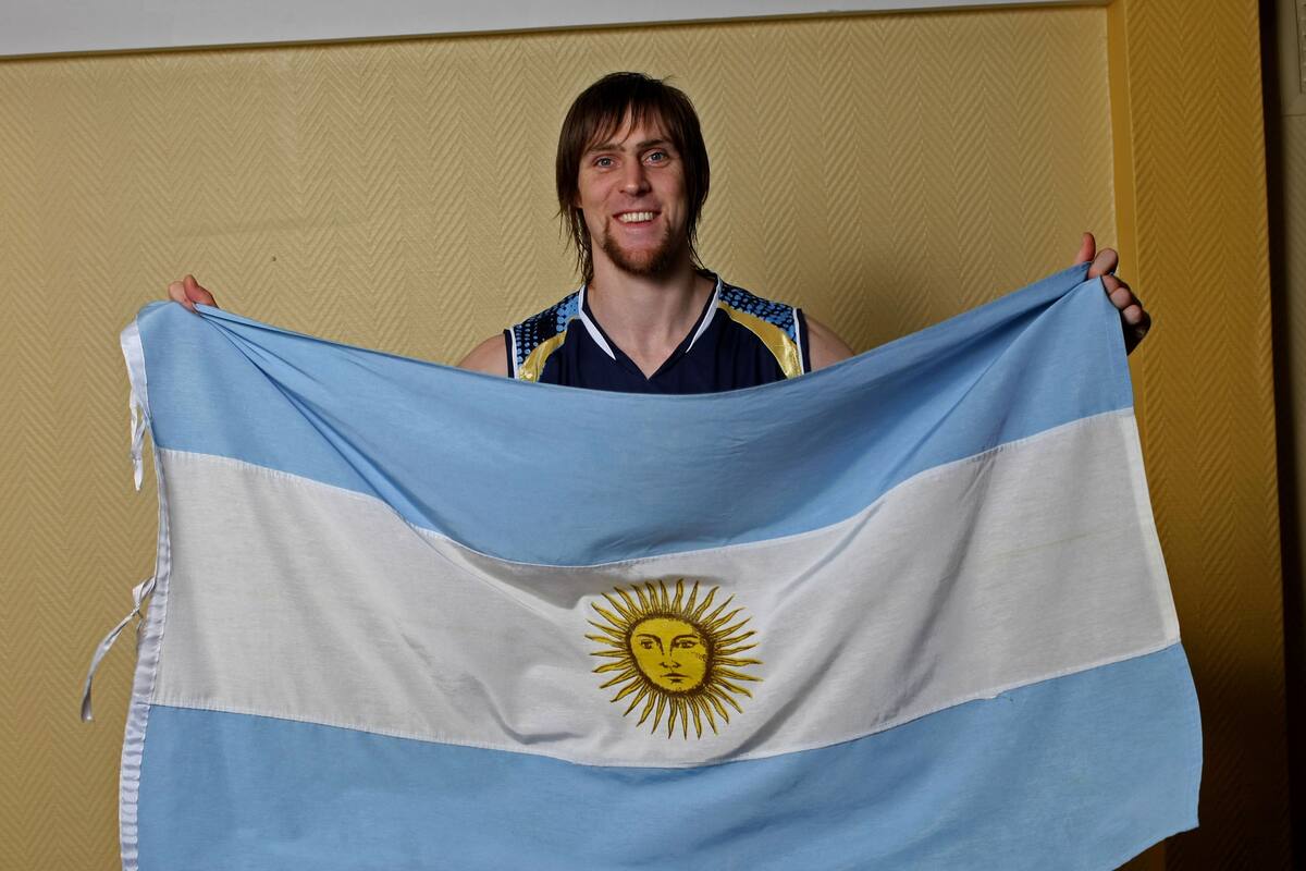 Andrés Nocioni, un referente de la selección argentina de básquetbol.