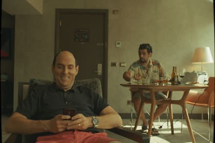 Andrés Parra y Alberto Ajaka en El presidente