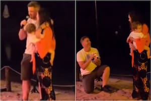 Andrés Rolando le propuso casamiento a Julieta Nair Calvo