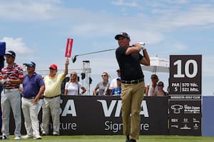 Andrés Romero tuvo una gran tercera vuelta en Nordelta y quiere ganar el Abierto por primera vez