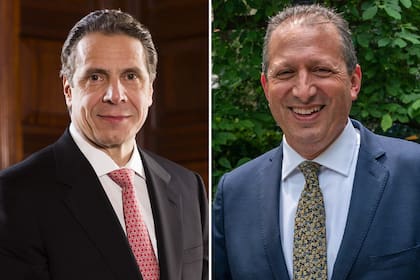Andrew Cuomo (izquierda) busca regresar a la política, mientras que Brad Lander (derecha) se presenta como opción progresista