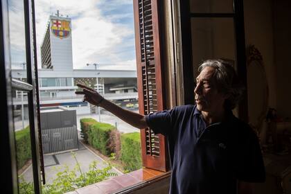 Andrew Soto, el catalan que tiene su casa dentro de la deportiva Joan Gamper