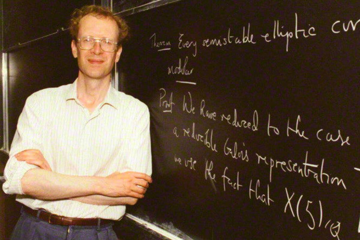 Andrew Wiles, el matemático británico que ha probado el último teorema de Fermat.