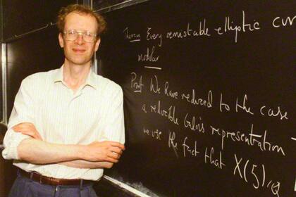 Andrew Wiles, el matemático británico que ha probado el último teorema de Fermat.