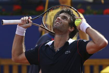 Andújar festeja su gran triunfo ante Ferrer