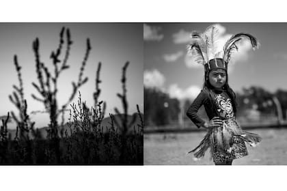 "Anduve por Santa Ana, Bárcena y Cusi Cusi, entre otros remotos parajes. Pude retratar a las niñas samilantes, con sus plumas de suri, herederas de una tradición ancestral."