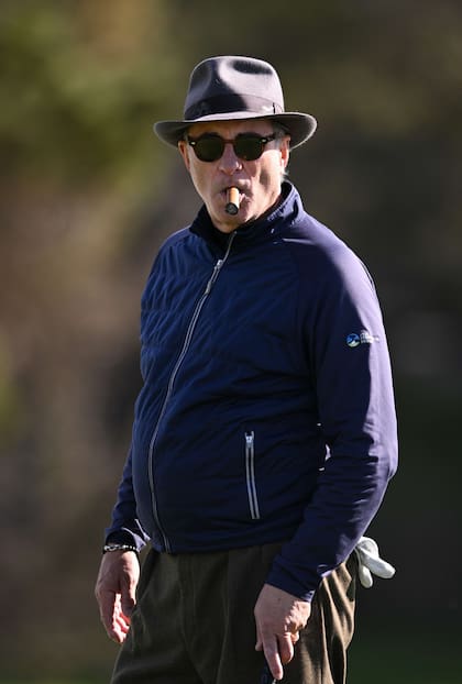 Andy Garcia, muy a gusto durante la competencia