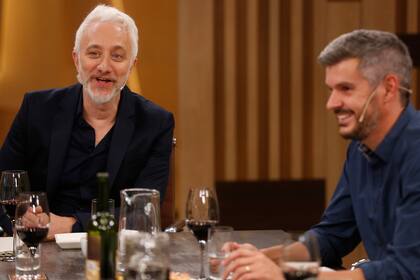 Andy Kusnetzoff junto a Marcos Peña
