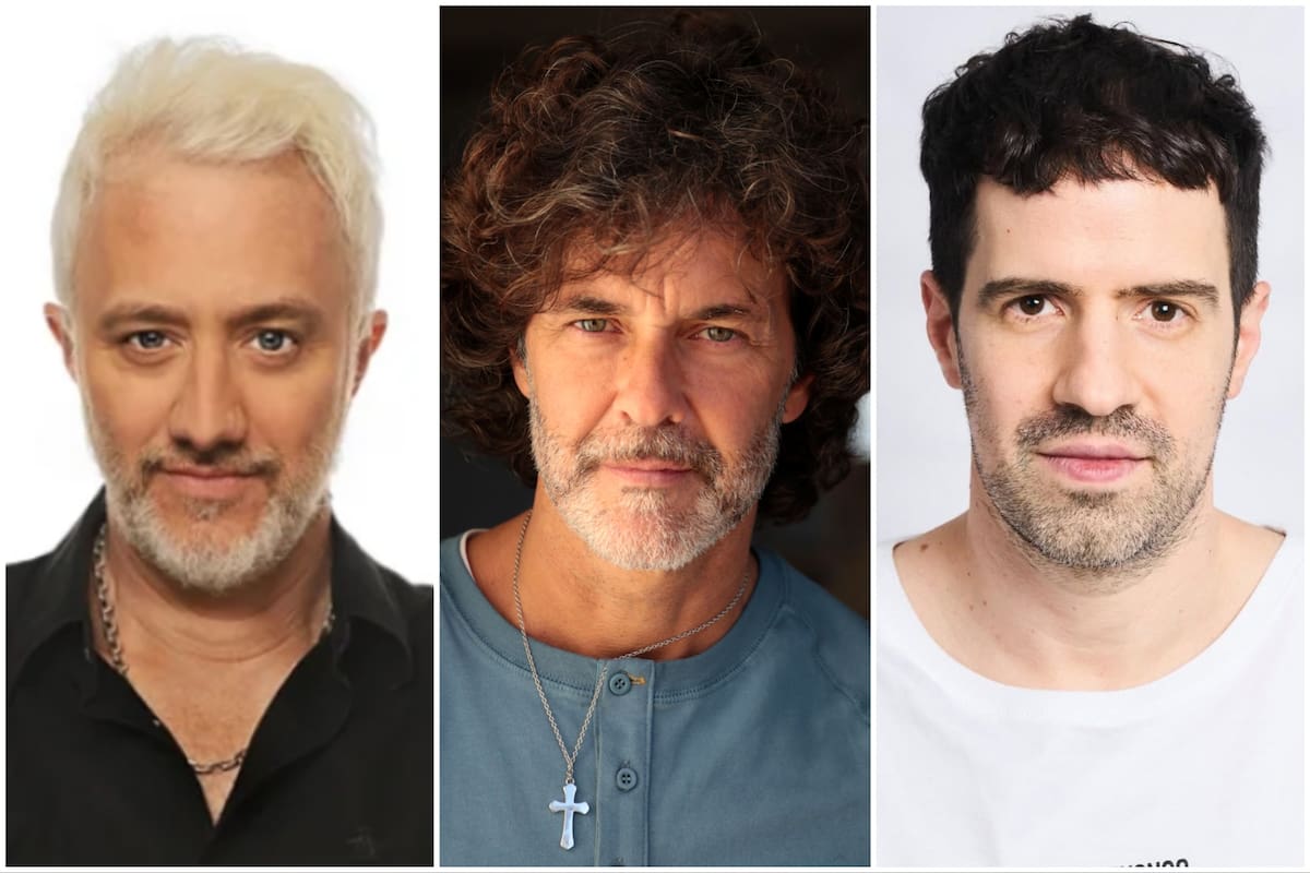 Andy Kusnetzoff, Mariano Martínez y Martín Cirio