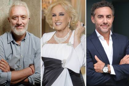 Andy Kusnetzoff, Mirtha Legrand y Luis Majul