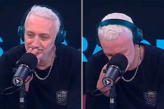 Andy Kusnetzoff se quebró en su regreso a la radio tras la muerte de su padre