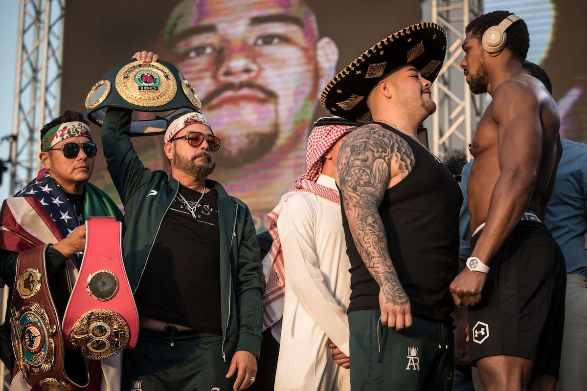 Andy Ruiz Jr. y Anthony Joshua, otra vez cara a cara, ahora en Arabia Saudita