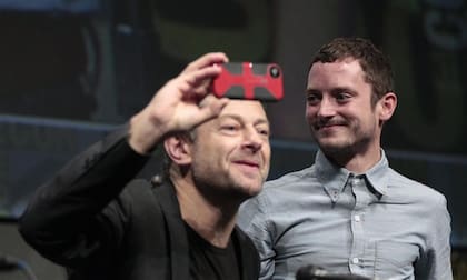 Andy Serkis y Elijah Wood, protagonistas de El Hobbit