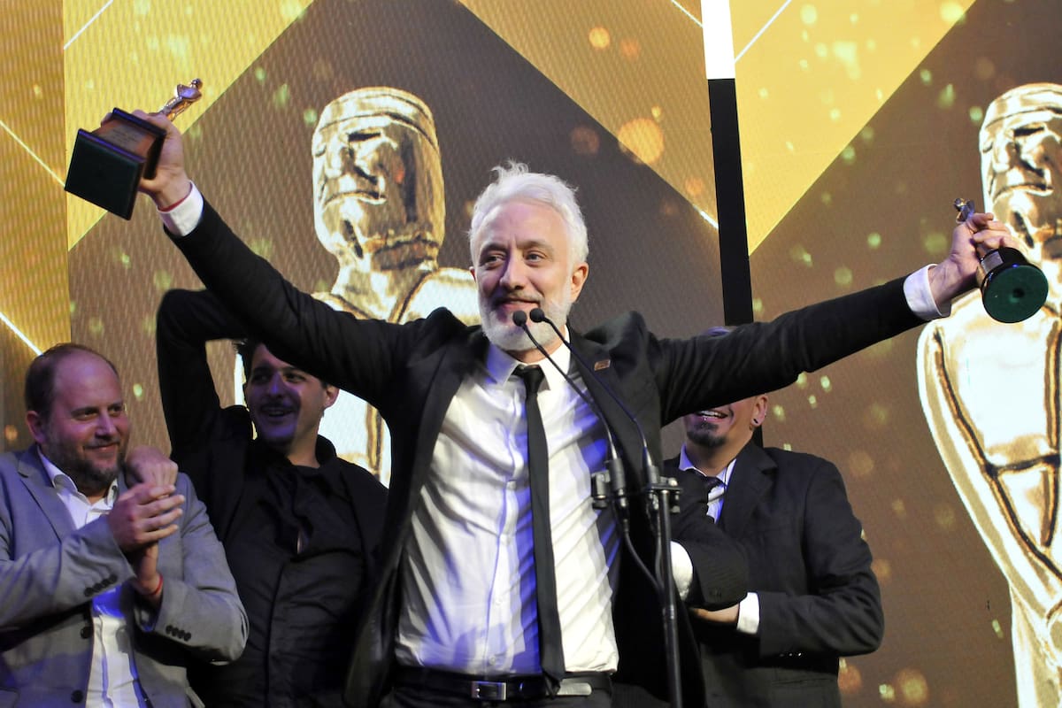 Andy y sus dos Martín Fierro