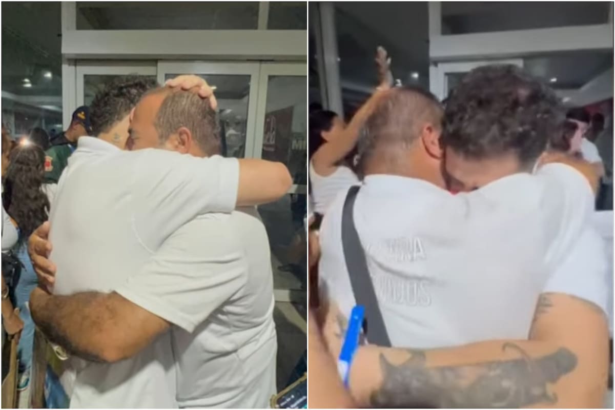 Ángel Blanco, un migrante venezolano expulsado de EE.UU. y enviado a El Salvador, se reencontró con su padre en Venezuela