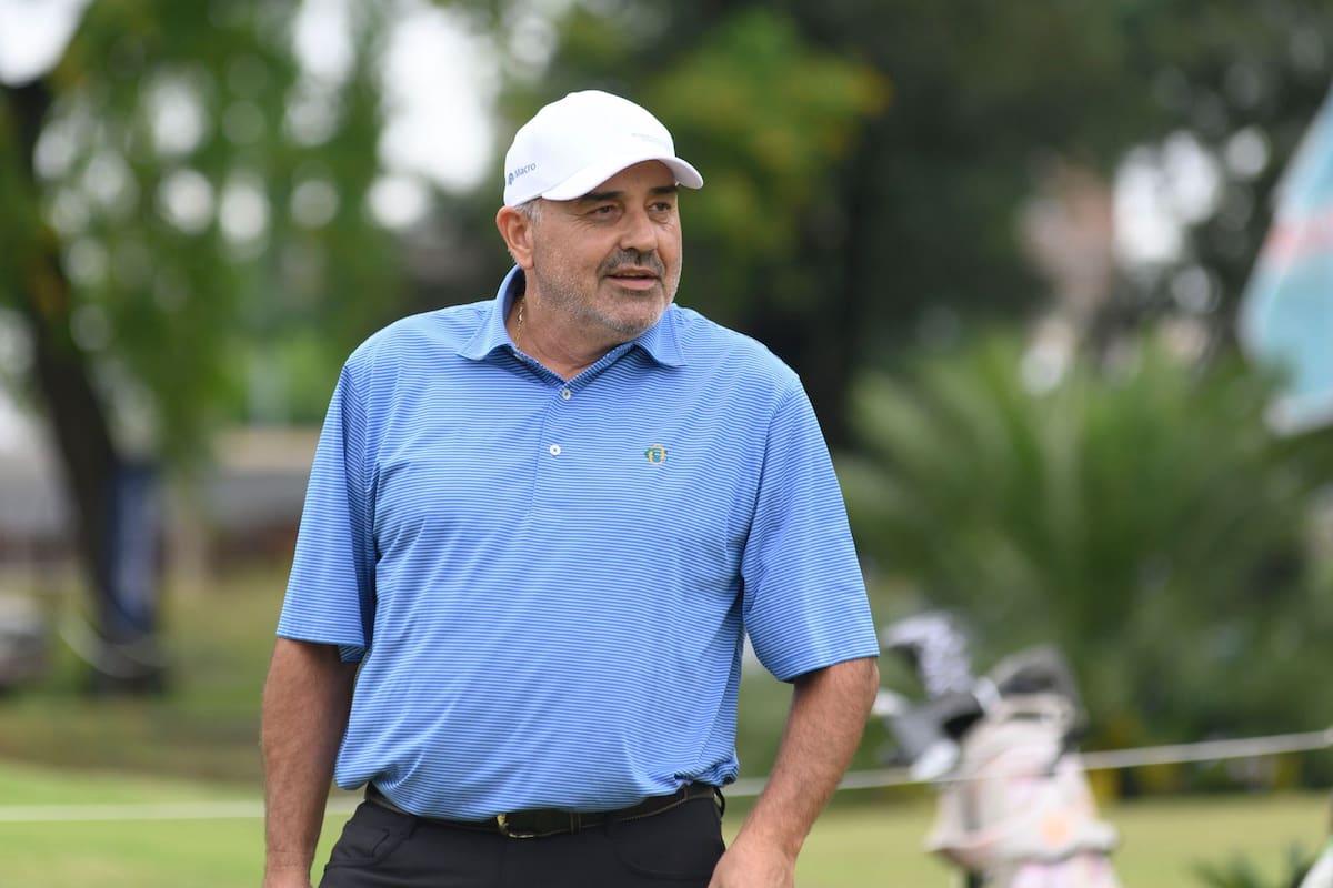Angel Cabrera jugó el último fin de semana en el Abierto del Litoral
