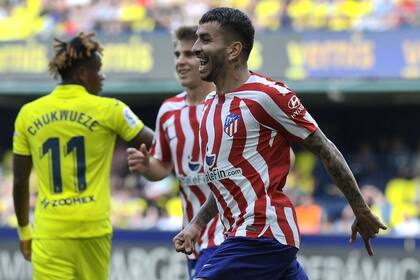 Ángel Correa anotó los dos goles de Atlético de Madrid en el empate ante Villarreal