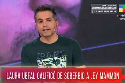 Ángel De Brito apuntó sin filtro contra Jey Mammon tras sus dichos en Intrusos (Foto: Captura América TV)