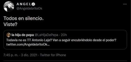 Ángel de Brito arremetió contra Antonio Laje nuevamente