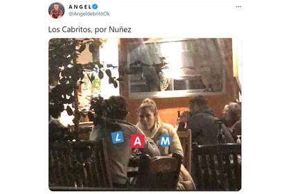 Ángel de Brito fue el responsable de mostrar a Cabré y Fernández nuevamente juntos