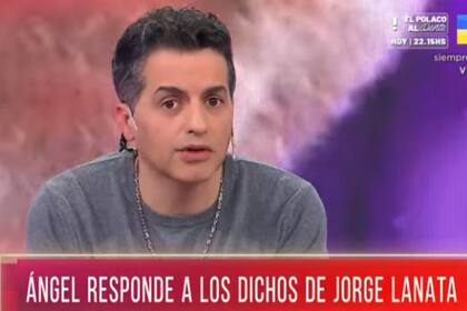 Ángel de Brito le respondió a Jorge Lanata tras sus dichos sobre la salud de Wanda Nara (Foto: Captura América TV)