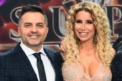 Ángel de Brito y Florencia Peña en el Bailando 2019.