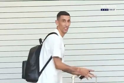 Ángel Di María emprende el viaje de regreso a la Argentina tras la consagración en la Copa América