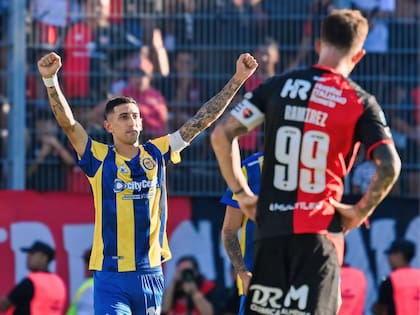 Ángel Di María fue protagonista en el triunfo de Rosario Central sobre Newell's que se jugó en marzo