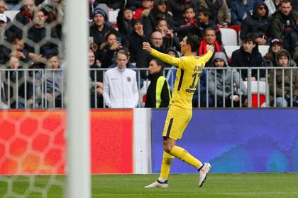 Angel Di Maria marcó un gol en la victoria de PSG frente a Niza