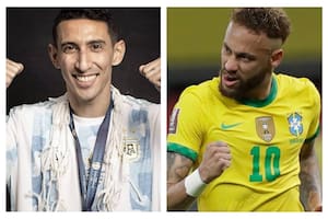 Ángel Di María y Neymar