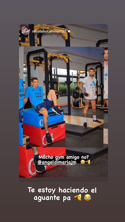 Ángel Di María y Nicolás Otamendi